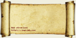 Irena Mihailović vizit kartica